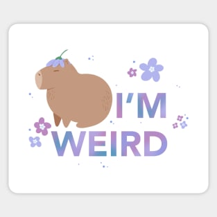 I’m Weird, Capybara Sticker